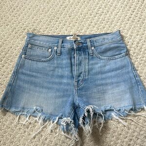 Madewell relaxed denim shorts